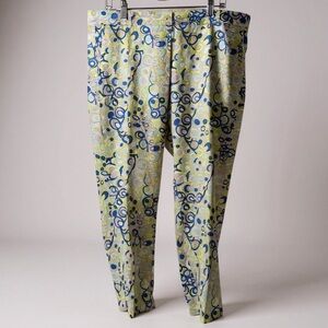 Talbots Multicolor Geometric Weekend Chino Pants 16